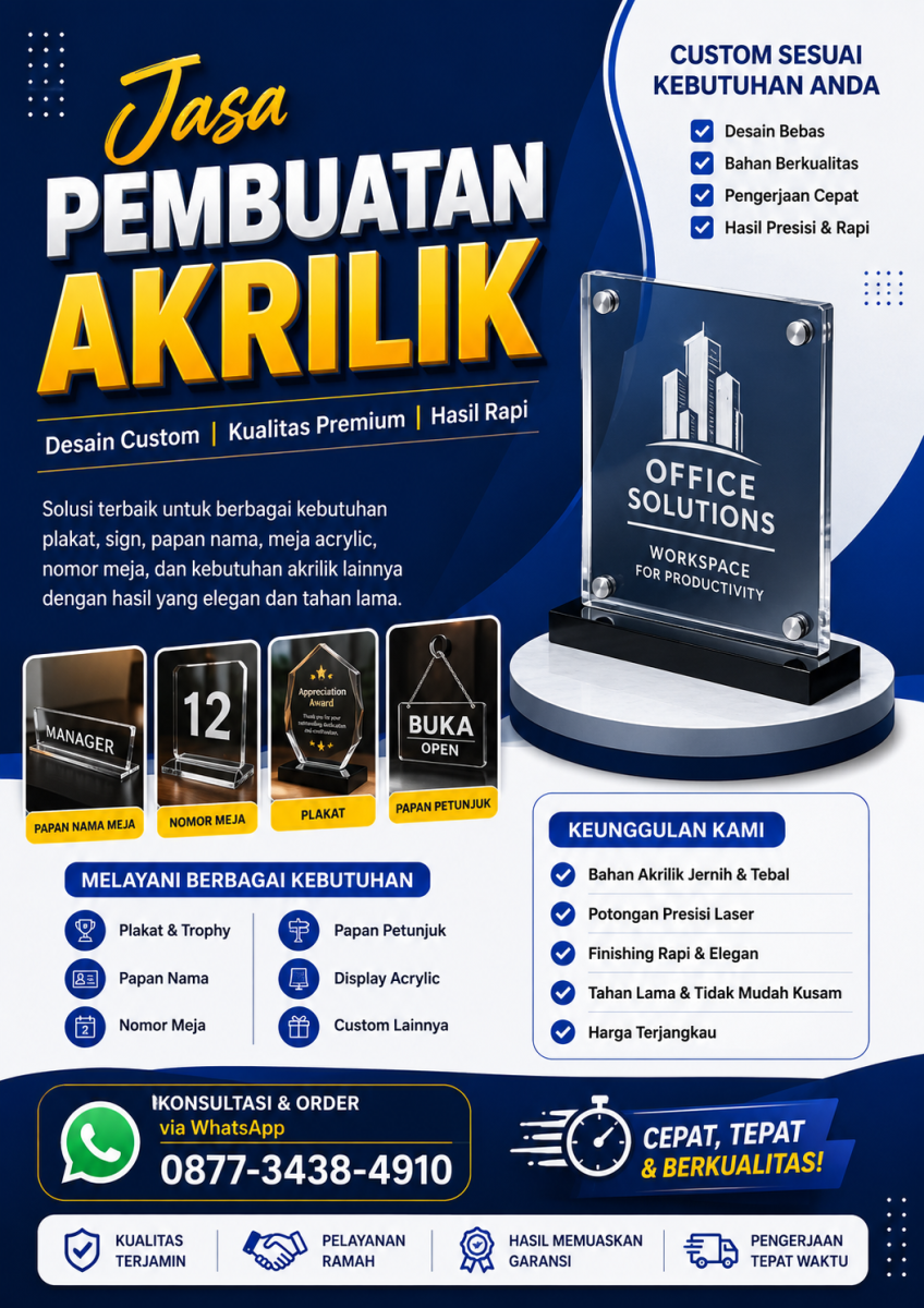 JASA PEMBUATAN AKRILIK